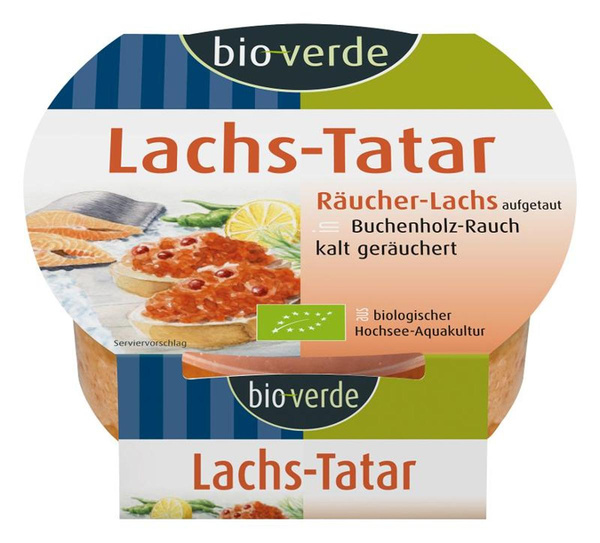 Produktfoto zu Räucherlachs-Tatar 125g