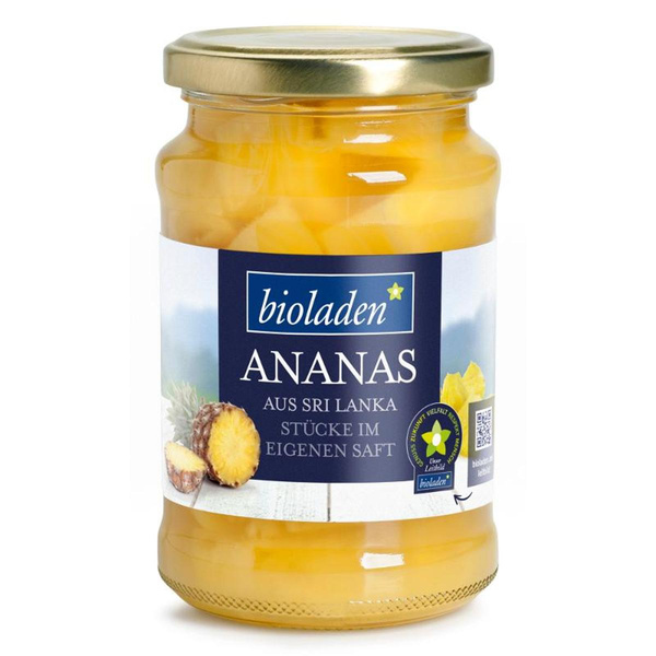 Produktfoto zu Ananasstücke 370ml