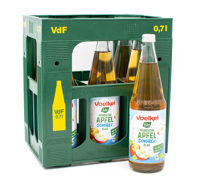 Produktfoto zu Apfel-Schorle 6x0,7l