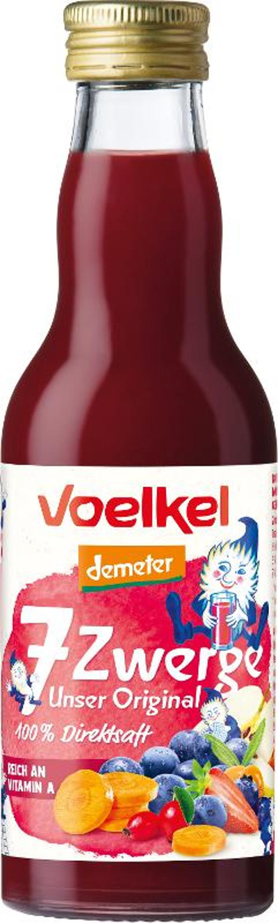 Produktfoto zu 7-Zwerge-Kindersaft 0,2 l
