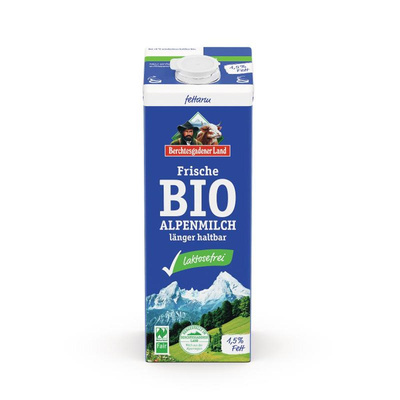 Produktfoto zu Alpenmilch laktosefrei 1,5%