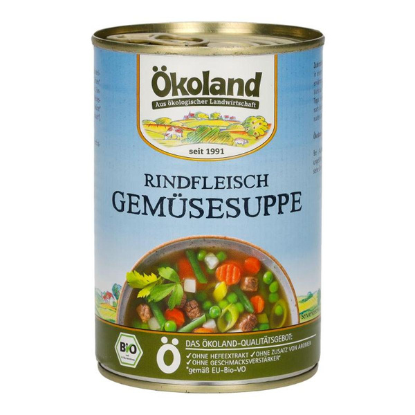 Produktfoto zu Rindfleisch Gemüsesuppe 400g