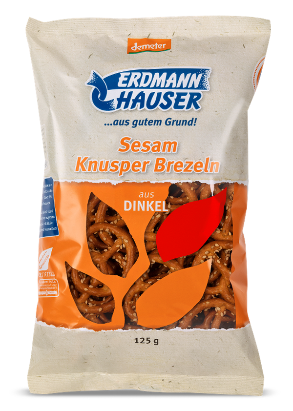 Produktfoto zu Sesam-Dinkelbrezeln 125g