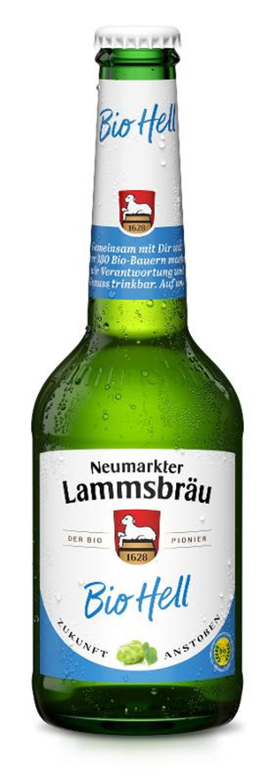 Produktfoto zu Lammsbräu Bio Hell 10 x 0,33 l