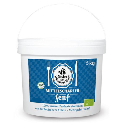 Produktfoto zu Mittelscharfer Senf 5kg