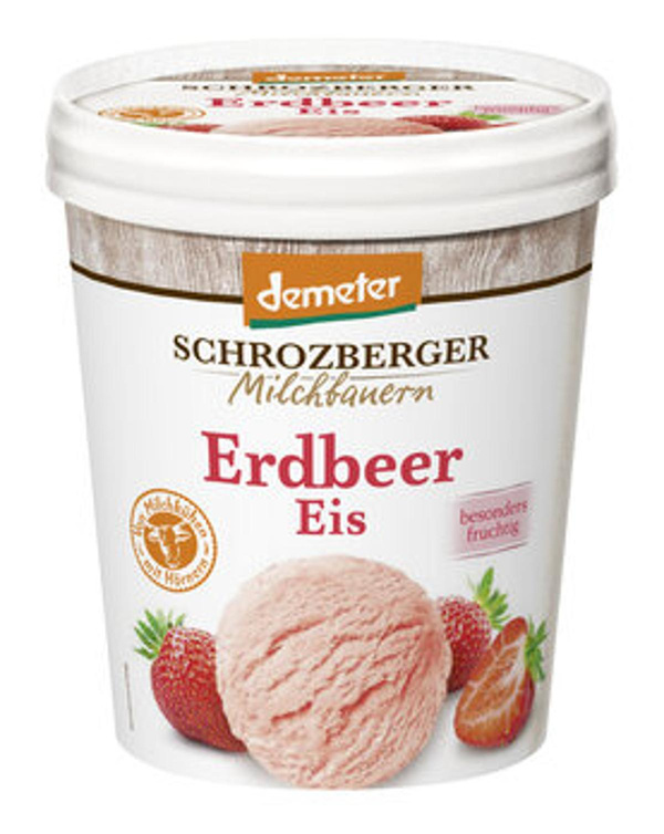 Produktfoto zu Erdbeer-Eis 500ml