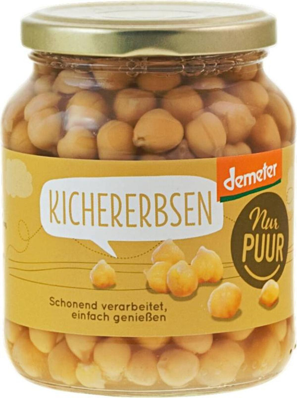 Produktfoto zu Kichererbsen, im Glas 350g
