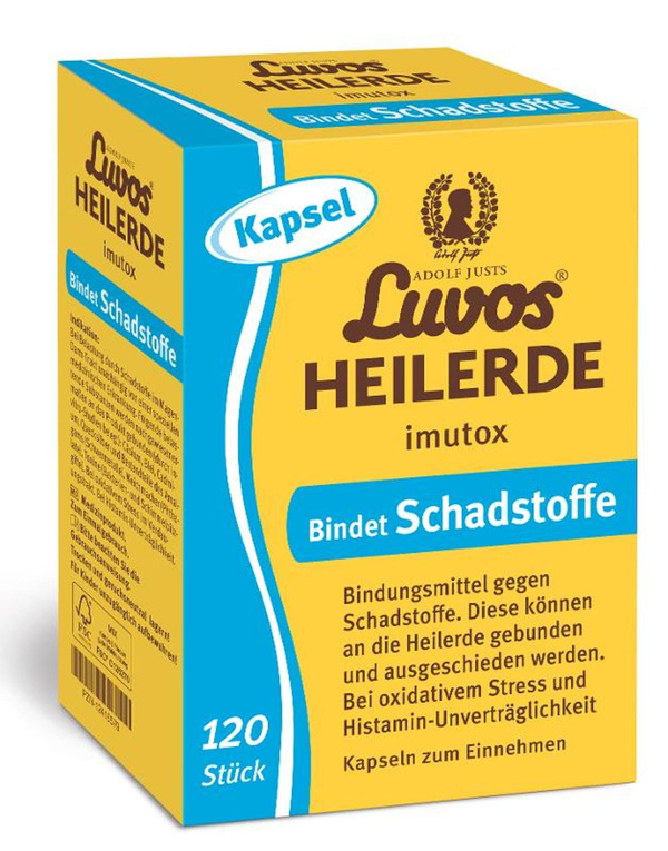 Produktfoto zu Heilerde imutox Kapseln 120 Stück
