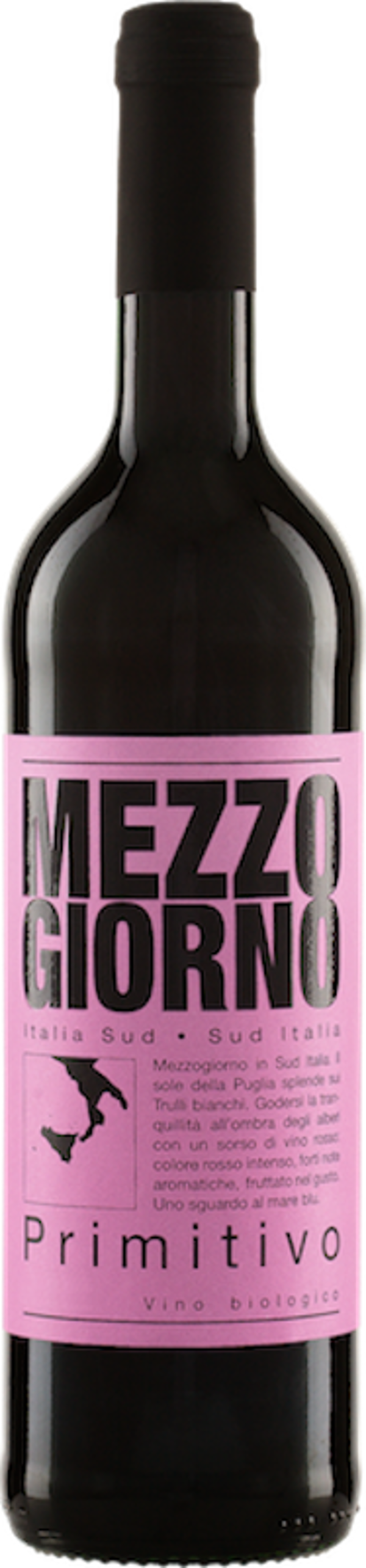 Produktfoto zu Mezzogiorno Primitivo rot 0,75, trocken
