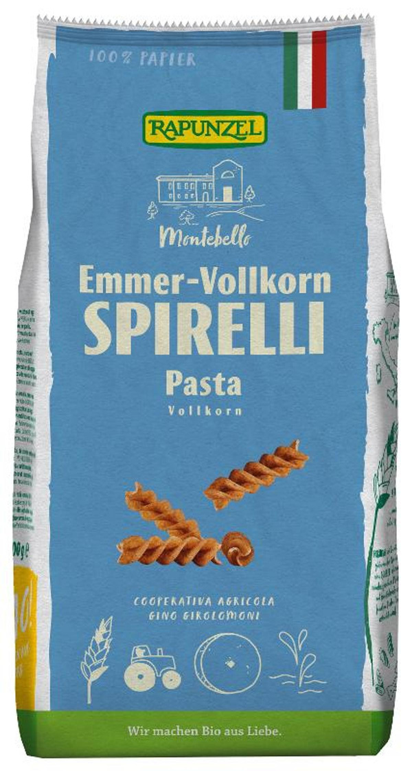 Produktfoto zu Emmer-Spirelli Vollkorn 500g