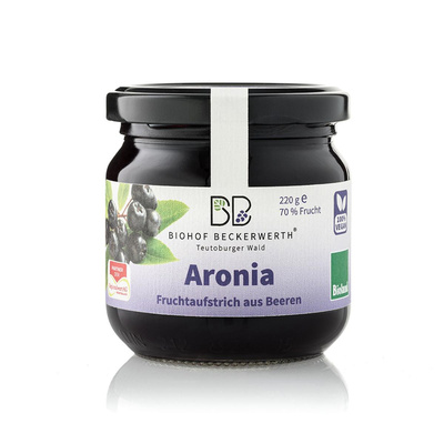 Produktfoto zu Aronia Fruchtaufstrich aus Beeren 220g