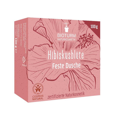 Produktfoto zu Feste Dusche Hibiskus 100g
