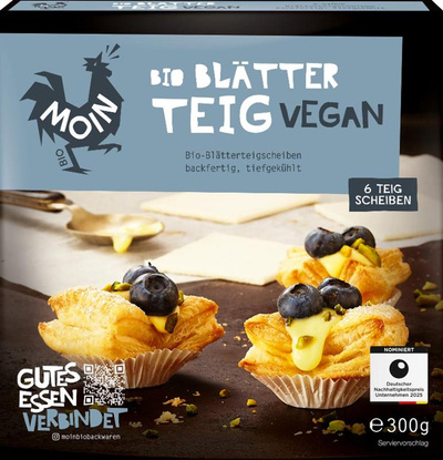 Produktfoto zu Blätterteig, vegan