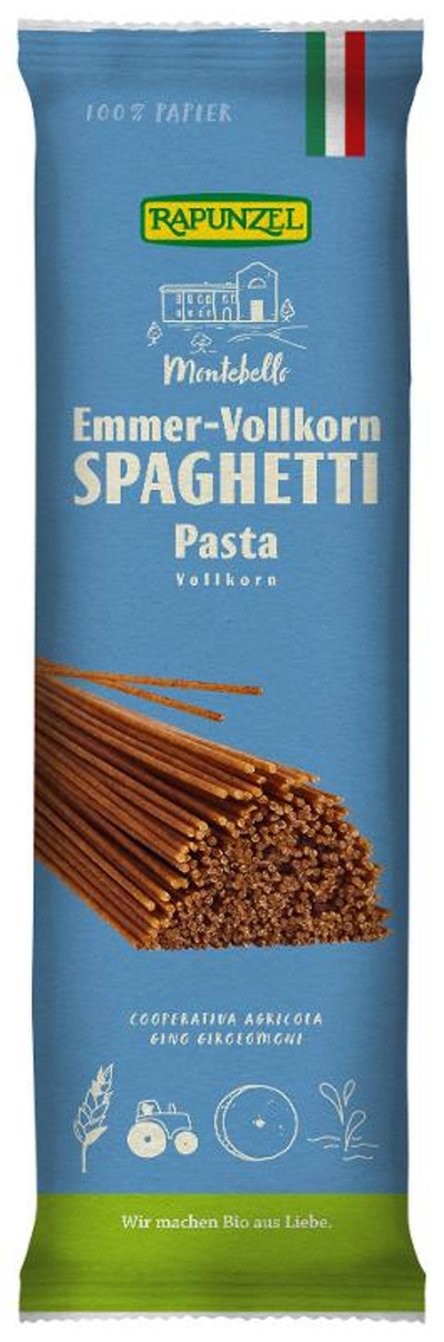 Produktfoto zu Emmer-Spaghetti Vollkorn 500g