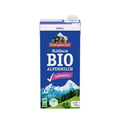 Produktfoto zu VPE 12x1l H-Alpenmilch, 1,5% laktosefrei
