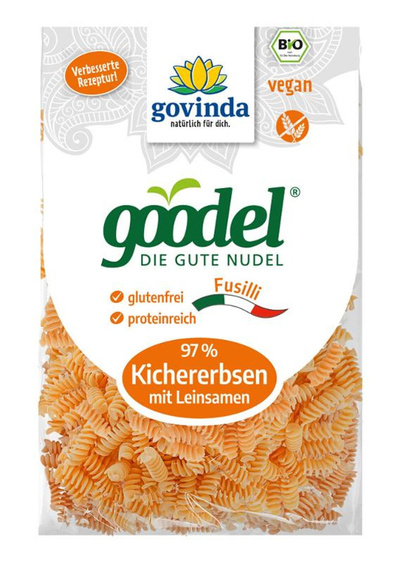 Produktfoto zu Goodel Kichererbsen Fussili 250g
