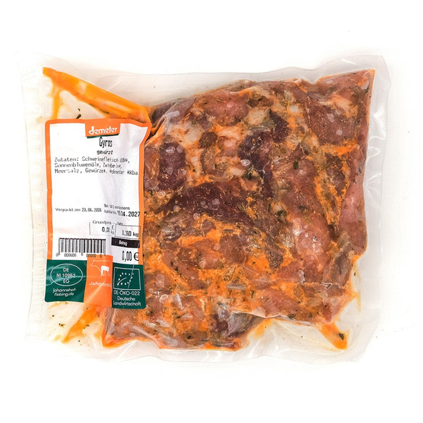 Produktfoto zu Gyros Geschnetzeltes 300g TK
