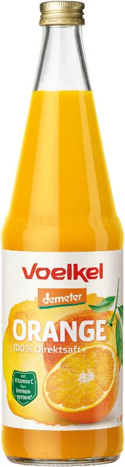 Produktfoto zu Orangensaft Demeter 0,7 l