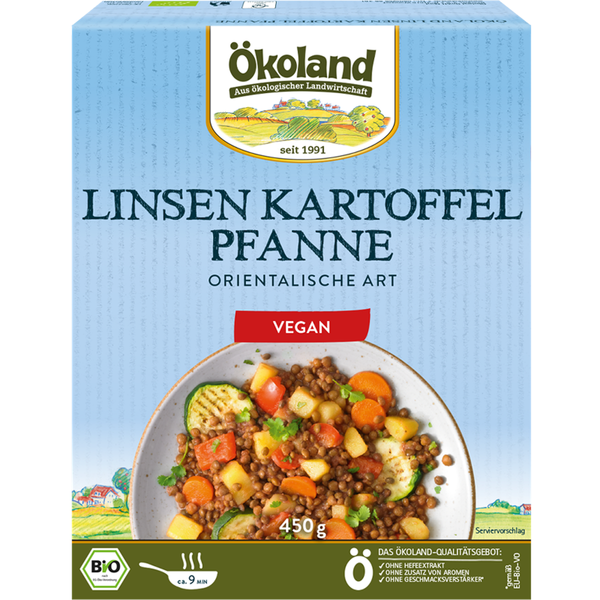 Produktfoto zu Linsen-Kartoffel-Pfanne vegan 450g TK