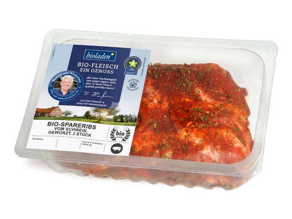 Produktfoto zu b*Spare Ribs vom Schwein gewürzt 2 Stk