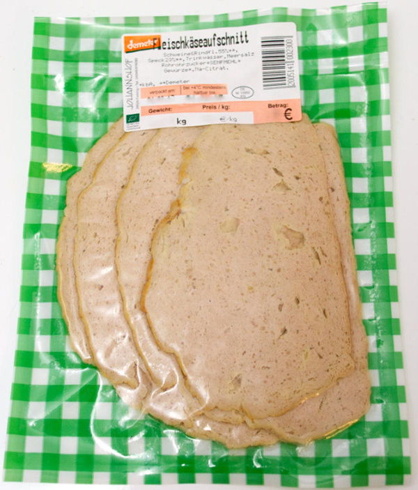 Produktfoto zu Fleischkäse Aufschnitt ca.100g