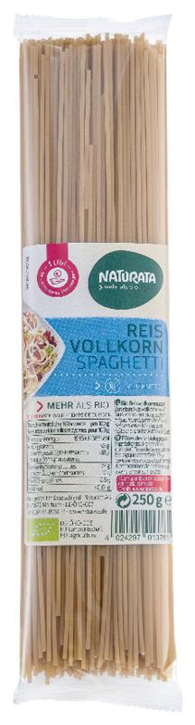 Produktfoto zu Reis-Spaghetti Vollkorn 250g