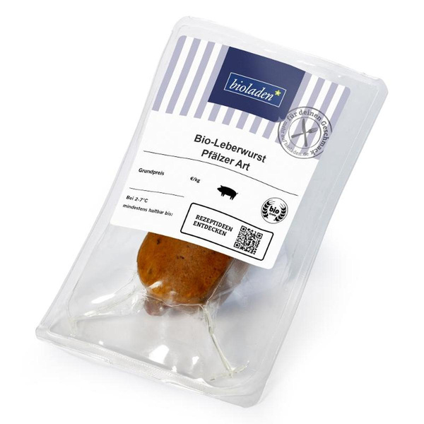 Produktfoto zu b*Leberwurst Pfälzer Art 180g