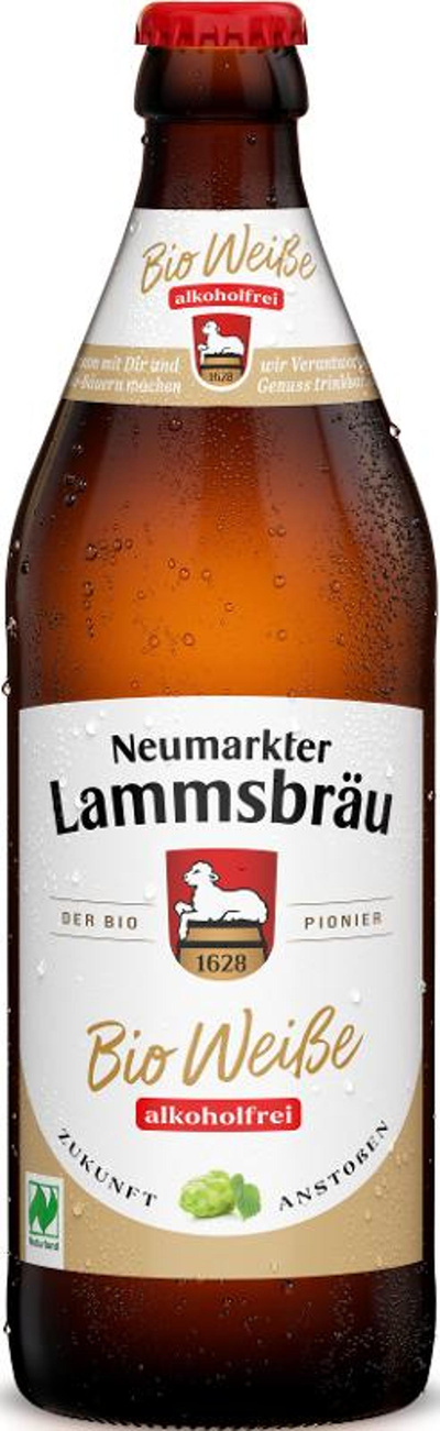 Produktfoto zu Lammsbräu Weiße, alkoholfrei 10x0,5l
