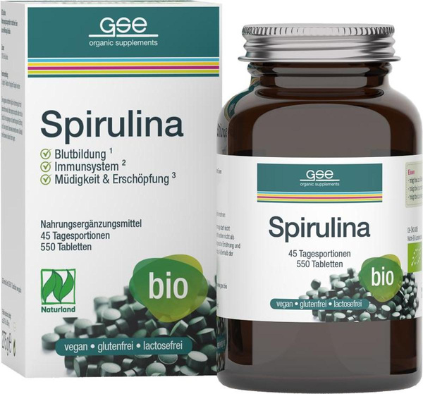 Produktfoto zu Spirulina 550 Tabletten 275g