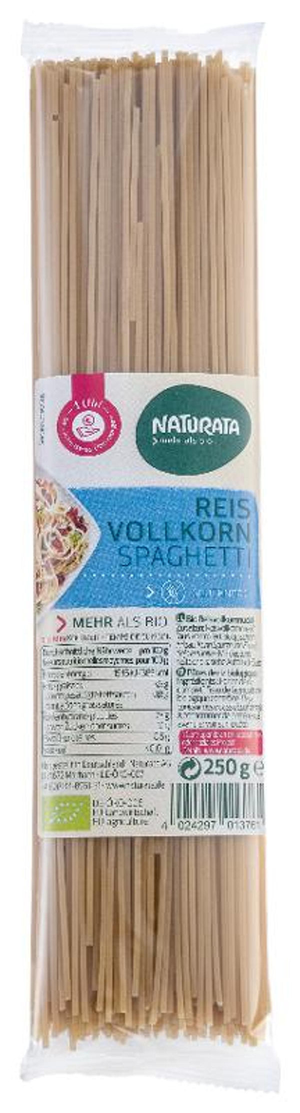 Produktfoto zu Reis-Spaghetti Vollkorn 250g