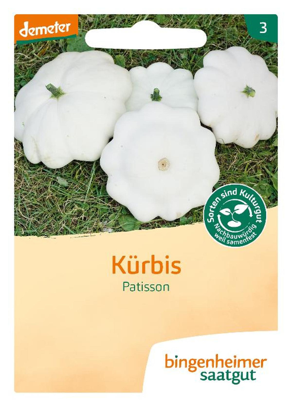 Produktfoto zu Saatgut Kürbis Patisson blanc