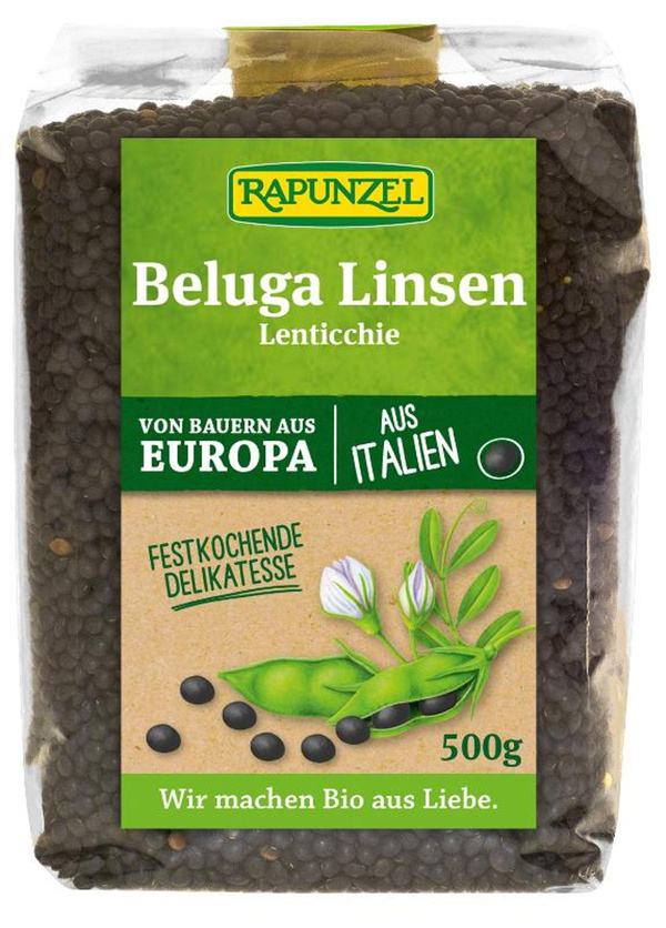 Produktfoto zu Beluga Linsen schwarz, klein