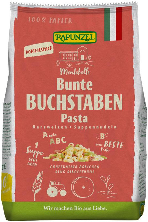 Produktfoto zu Buchstaben Suppennudeln Semola 500g