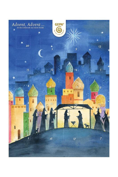 Produktfoto zu Adventskalender Vollmilch 75g