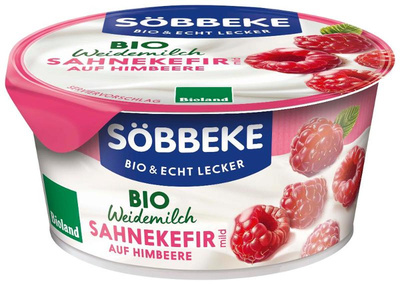 Produktfoto zu VPE 6x150g Sahne Kefir Himbeere