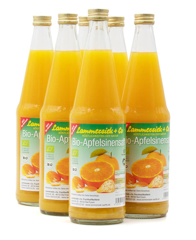 Produktfoto zu Lammersiek Bio Apfelsinensaft  6x0,7 l