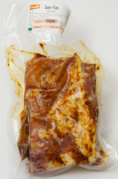 Produktfoto zu Spare Ribs,mariniert ca. 0,5kg TK