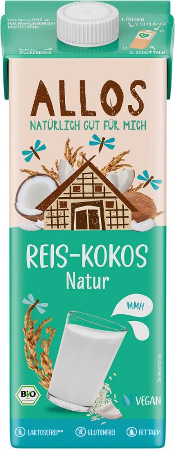 Produktfoto zu Reis-Kokos Drink Naturell 1L