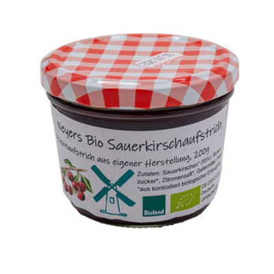 Produktfoto zu Sauerkirschenaufstrich 200g