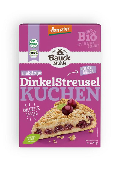 Produktfoto zu Dinkel-Streuselkuchen, Backmischung 425 g