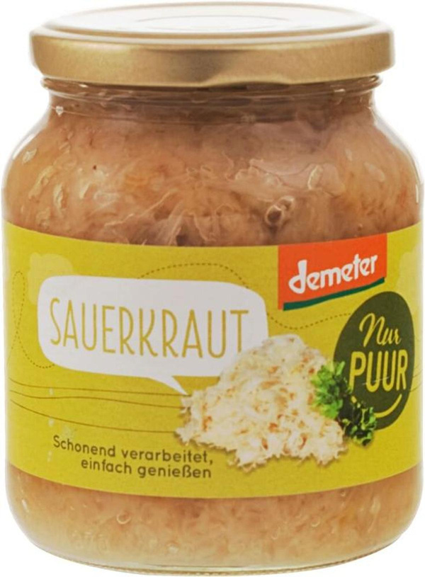 Produktfoto zu Sauerkraut 350g, Glas