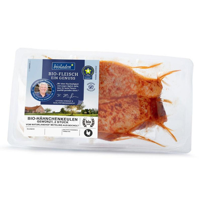 Produktfoto zu Hähnchenkeulen gewürzt 2St FRISCH