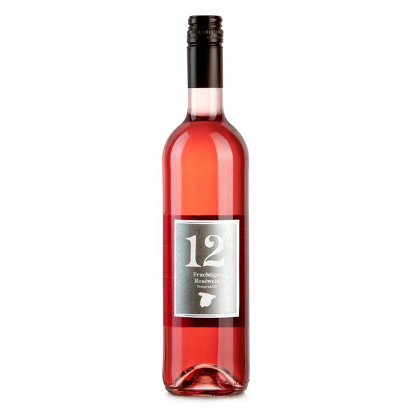 Produktfoto zu 12 Grad, rosé, Spanien 0,75l