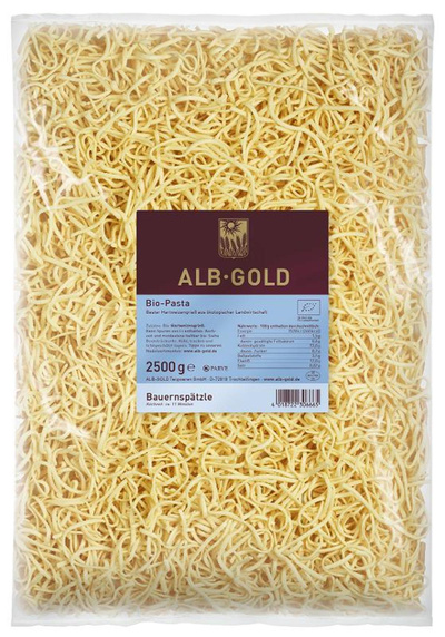 Produktfoto zu Bauernspätzle ohne Ei 10kg