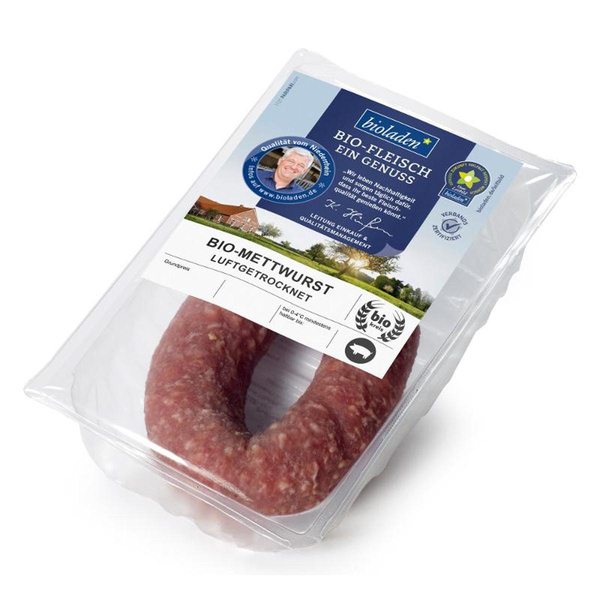Produktfoto zu b*Mettwurst, im Ring ca.0,25kg