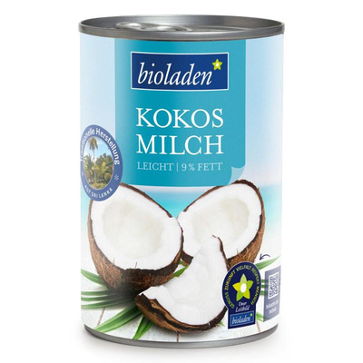 Produktfoto zu b*Kokosmilch fettarm 9% 400ml