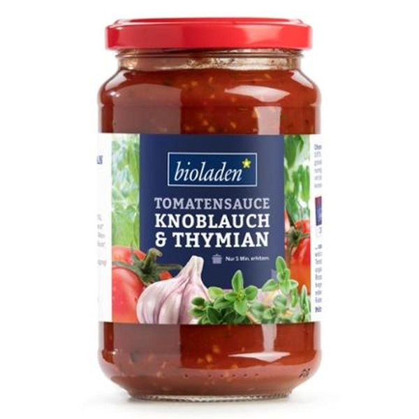 Produktfoto zu b*Tomatensauce Knoblauch Thymi