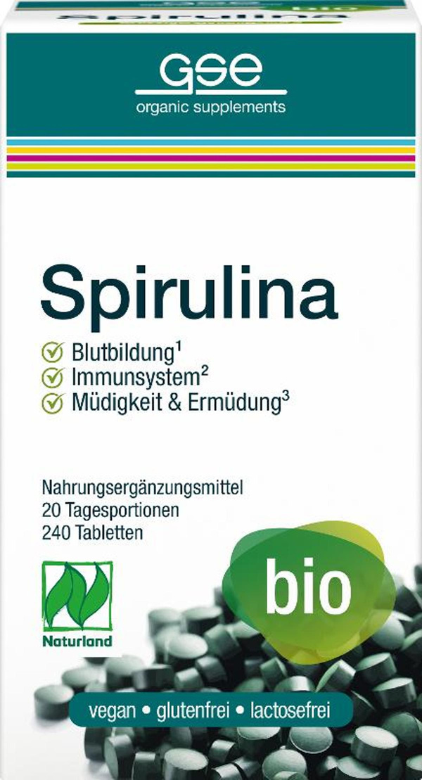 Produktfoto zu Spirulina 240 Tabletten