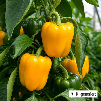 Produktfoto zu Pflanze Paprika gelb