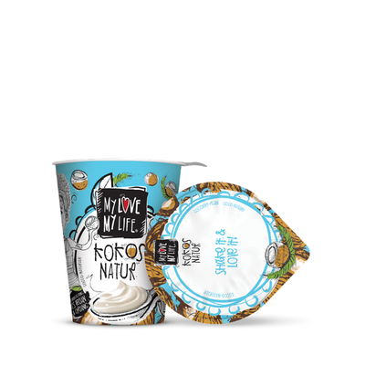 Produktfoto zu Veganen Kokos Naturjoghurt 125g